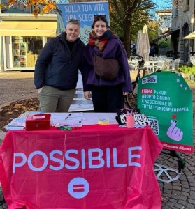 Banchetto per My Voice My Choice a Udine con Raffaella Barbieri e Arianna Facchini