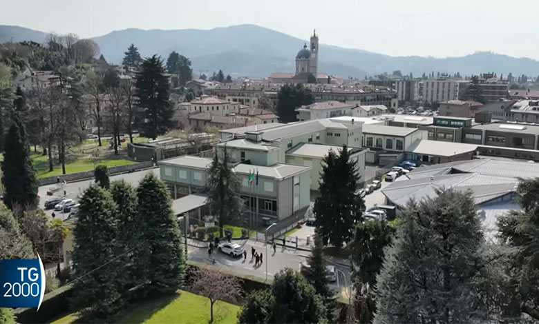 Scuola di Bergamo dove è avvenuto l'accoltellamento della docente