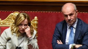 Orazio Schillaci con Giorgia Meloni