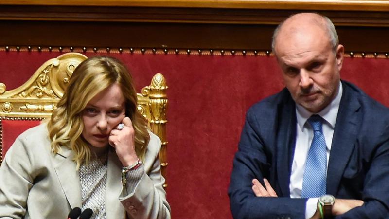 Orazio Schillaci con Giorgia Meloni